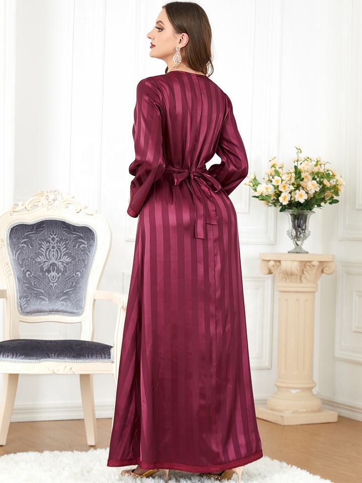 Abaya Safia blanche — Collection Oran